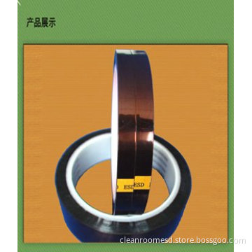 1 / 4 Inch 53 N / 10mm Dark Brown Esd Polyimide Film Tape